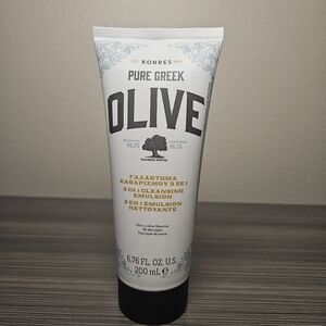Korres Pure Greek Olive 3 in 1 Cleansing Emulsion 200ml 6.76oz New
